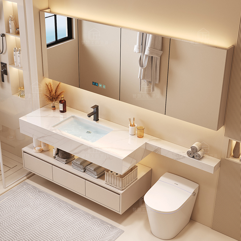 Home Bathroom Partition Wall - Trennwände Toilette Badezimmerschrank Wandregale Kommoden Waschbecken