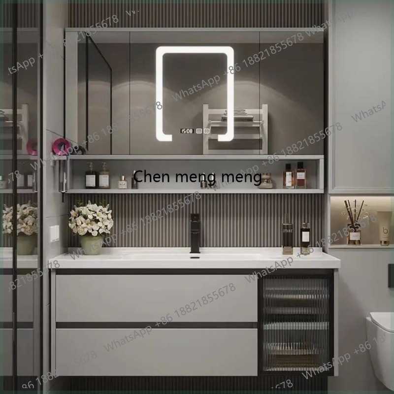 Home Bathroom Partition Wall - Aufbewahrungsschrank für Toilette und Badezimmer, Organizer,