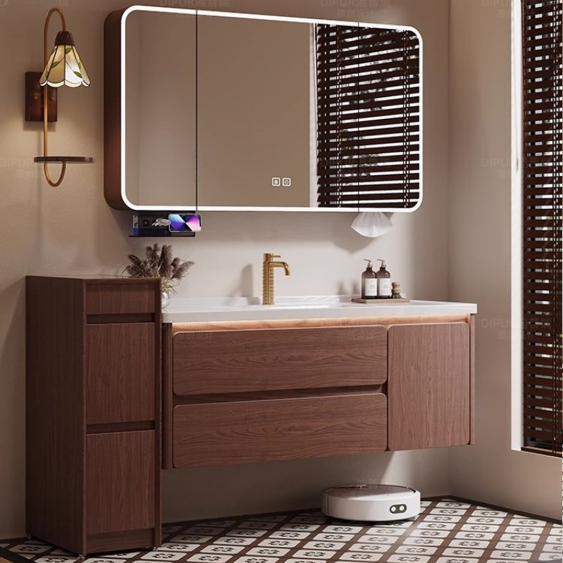 Home Bathroom Partition Wall - Toilettenschubladen, Badezimmerschrank, Organizer, Eckparfüm, moderner Badezimmerschrank,