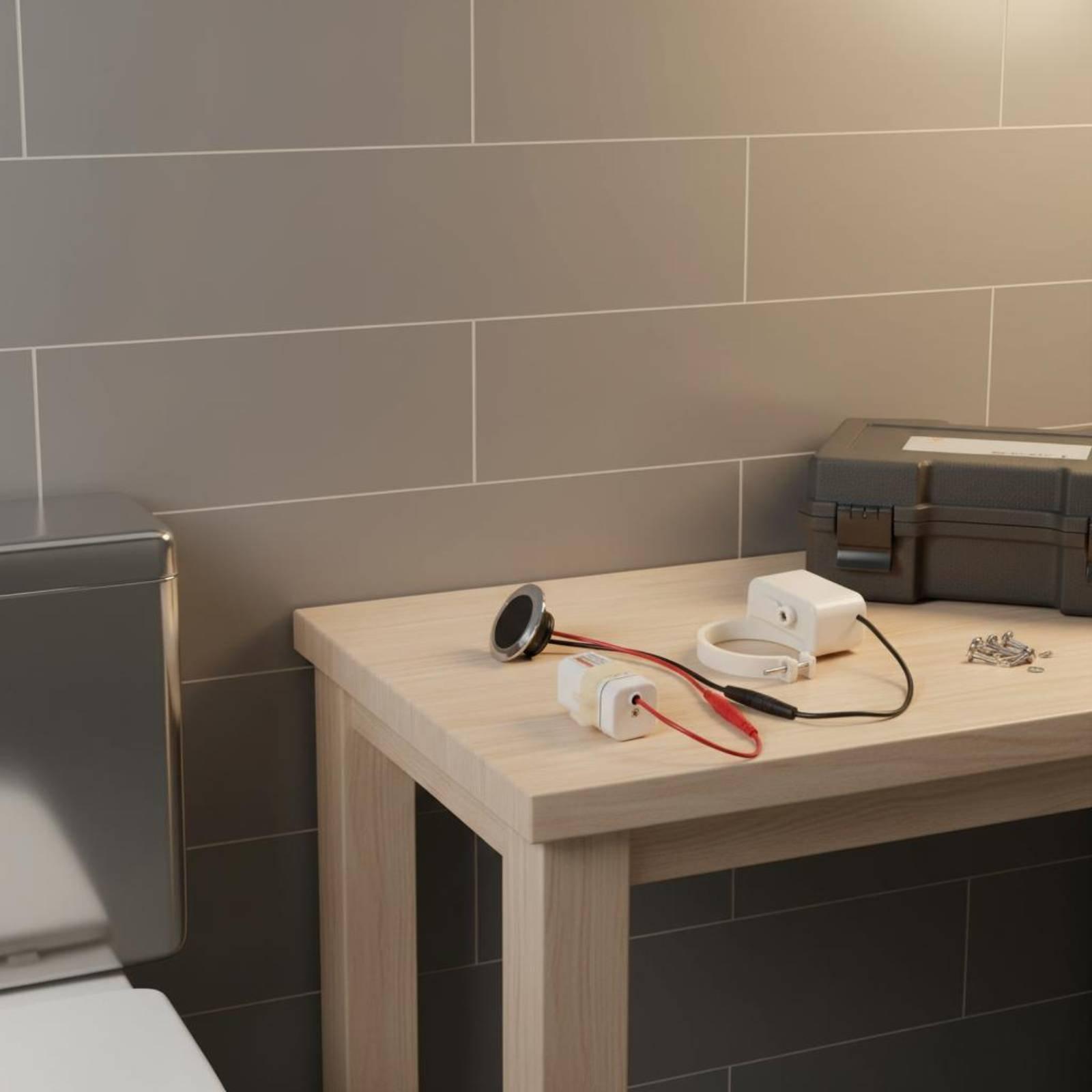 Home Bathroom Upgrades - Automatischer Spülsensor, intelligente Toiletten-Spülvorrichtung, Upgrade für