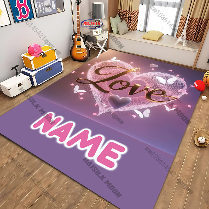 Home Bathroom Name - Kostenloser Versand! Personalisierter Teppich mit dem