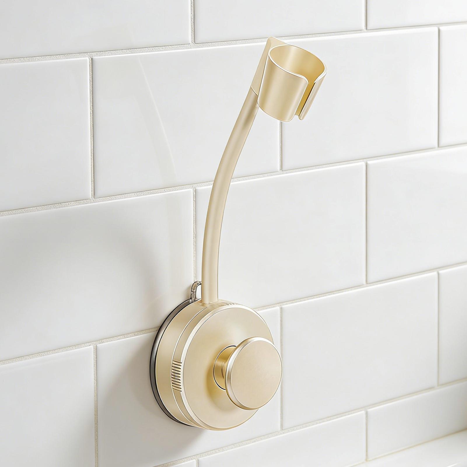 Home Bathroom Hand Dryer - Haartrockner-Diffusorhalterung, 360-Grad verstellbar, freihändiger Föhnhalter für