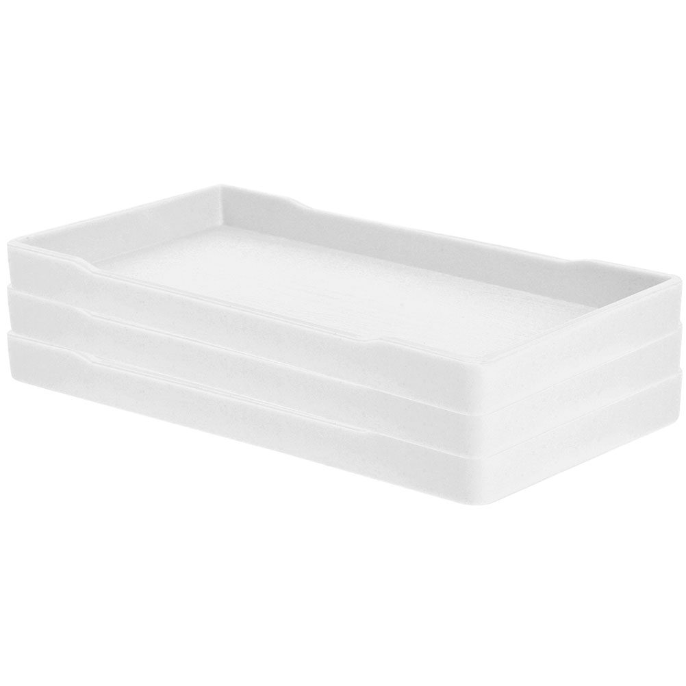 Home Bathroom Organizer - 3-teiliges Set Verdickte Badezimmer-Ablage aus Melamin,