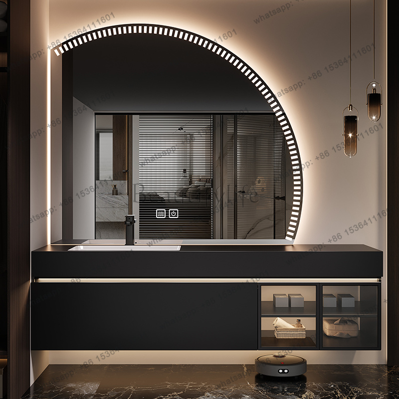 Home Bathroom Partition Wall - LJYOrganizer Parfüm-Badezimmerschrank Wandbuffet Trennwände Waschbecken-Badezimmerschrank Toiletten-Eckschrank