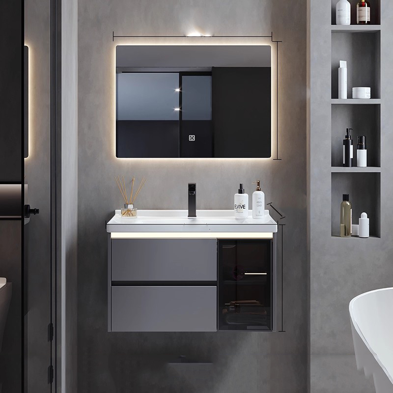 Home Bathroom Partition Wall - Trennwände, Aufbewahrung, Badezimmerschrank, Organizer, Spiegel, Zubehör,