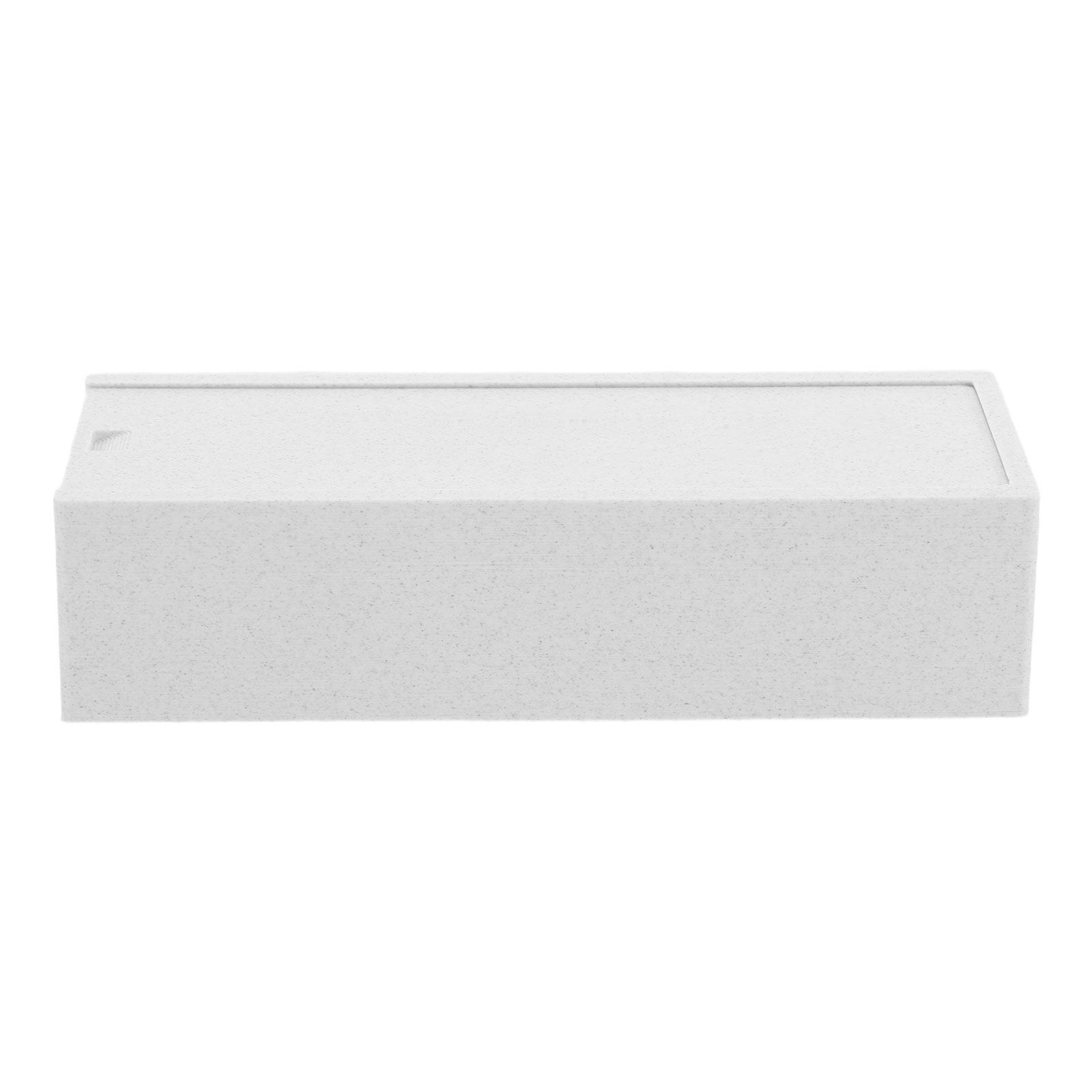 Home Bathroom Organizer - Weißer Doppelfach-Klingen-Aufbewahrungskoffer, Klingenhalter, Rasierzubehör-Organizer-Box für den