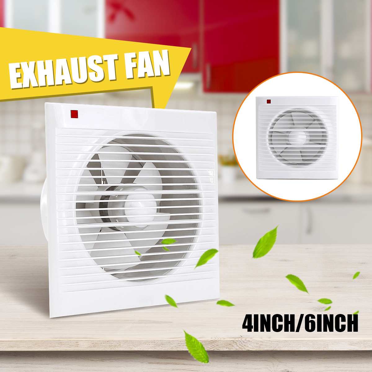 Home Bathroom Vent - 4 Zoll 6 Zoll 8 Zoll