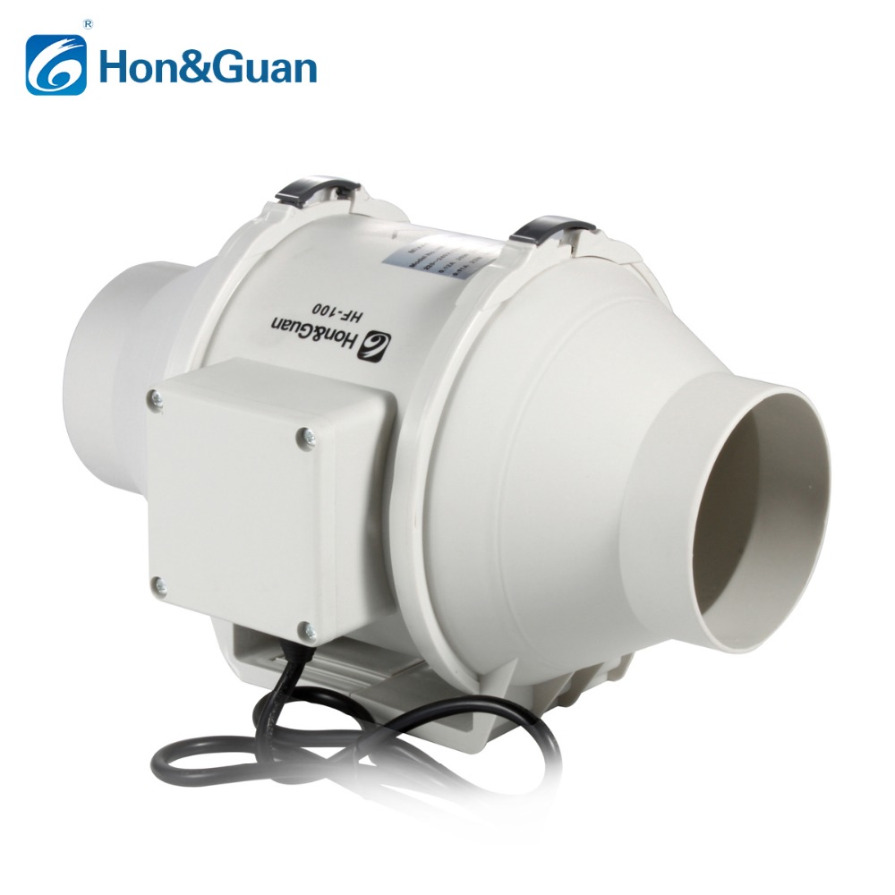 Home Bathroom Vent Fans - 4 ''Silent Inline-rohrventilator Hohe Effizienz Auspuff