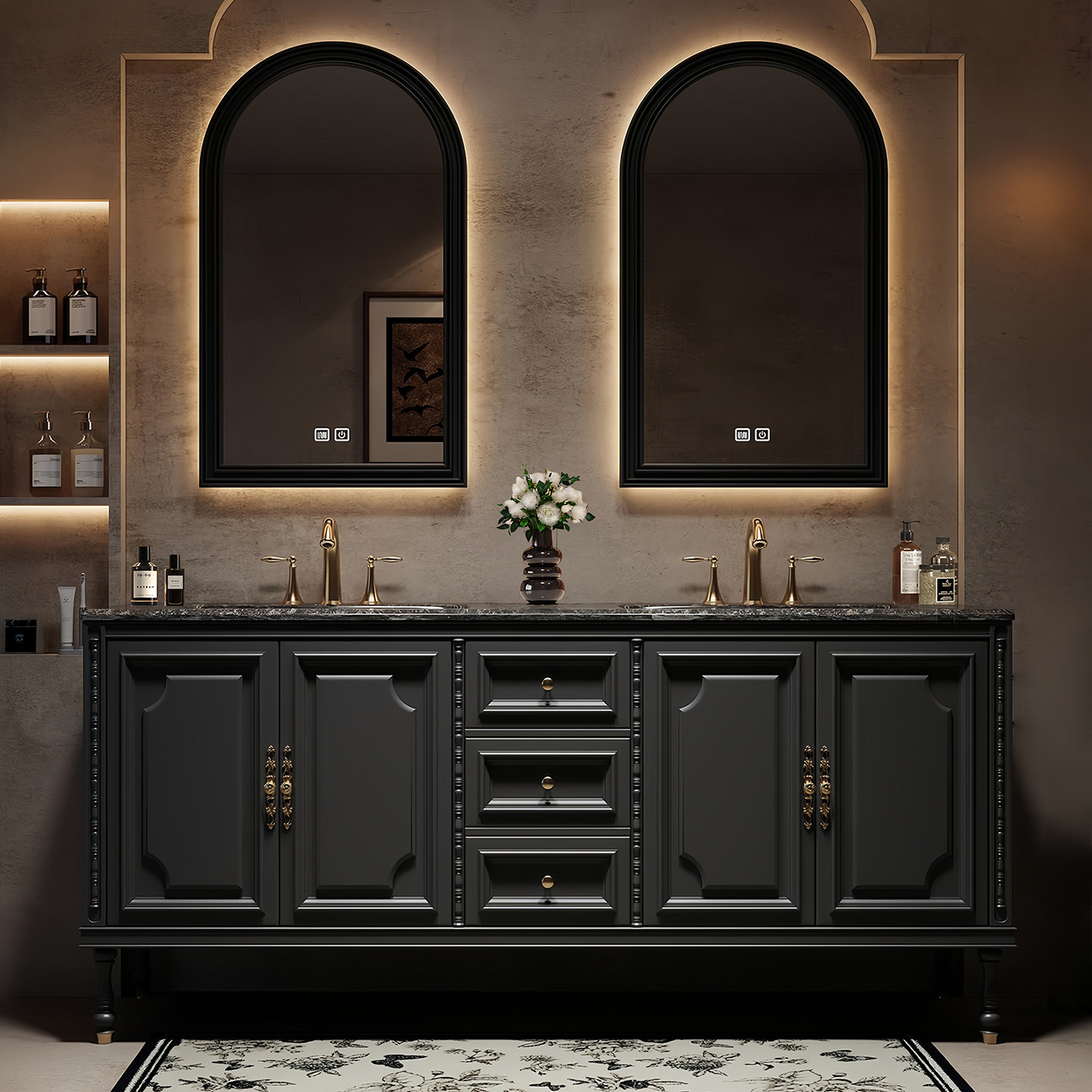 Luxuriöser Badezimmerschrank,  – Home Bathroom Partition Wall Bewertung und Preis