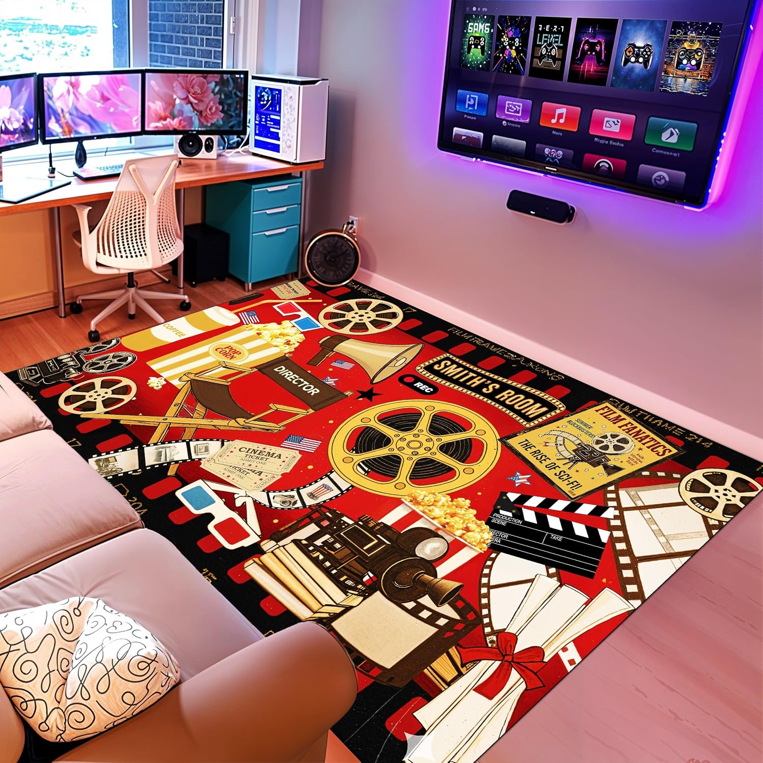 Personalisierter Kino-Themen-T – Home Bathroom Name Bewertung und Preis