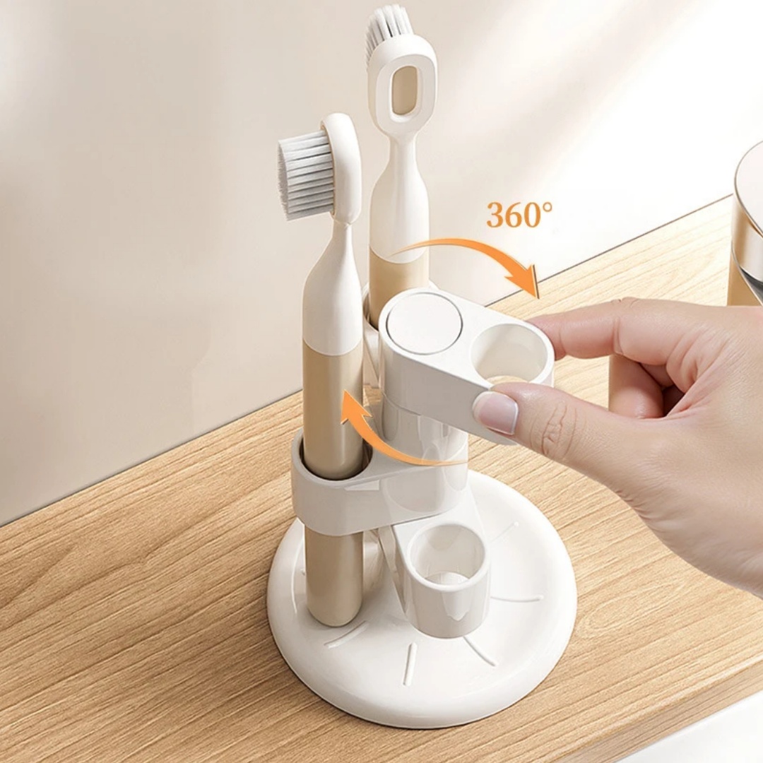 1 stücke Rotierenden Zahnbürst – Home Bathroom Organizer Bewertung und Preis