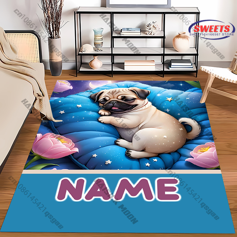 Personalisierter Mops-Hund Tep – Home Bathroom Name Bewertung und Preis
