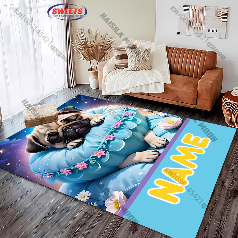 Personalisierter Mops-Hund Tep – Home Bathroom Name Bewertung und Preis