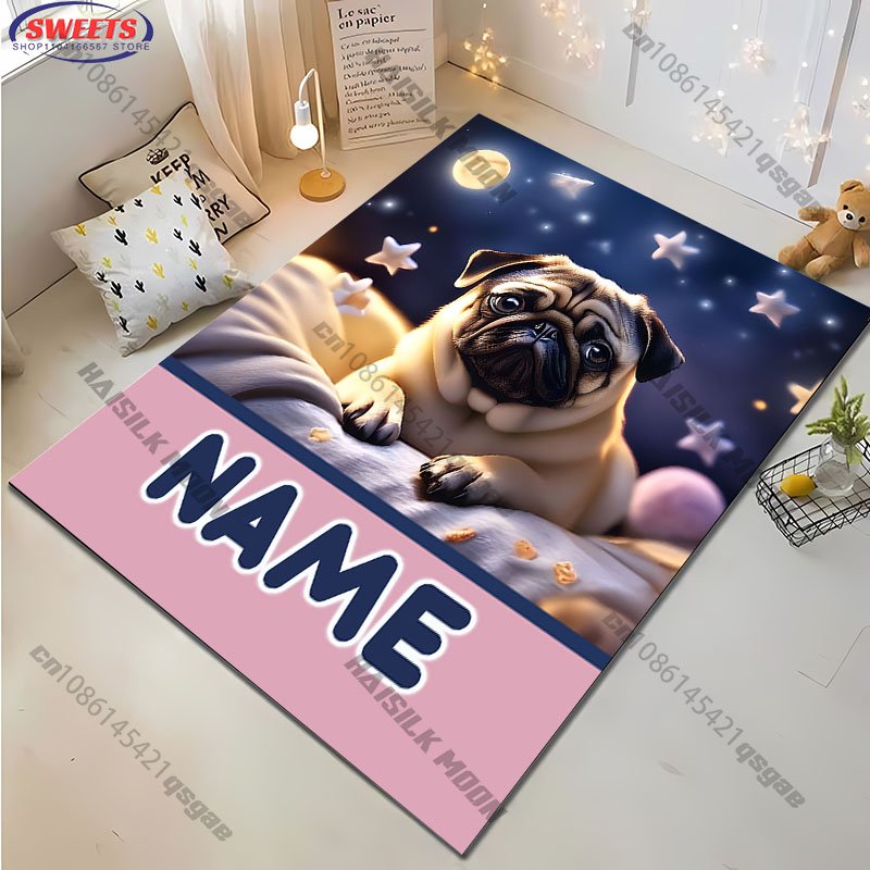 Personalisierter Mops-Hund Tep – Home Bathroom Name Bewertung und Preis