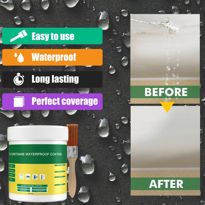 300/g wasserdichtes Beschichtu – Home Bathroom Repair Bewertung und Preis
