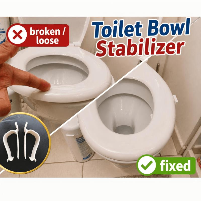 2-teiliges Toilettensitz-Stabi – Home Bathroom Repair Bewertung und Preis
