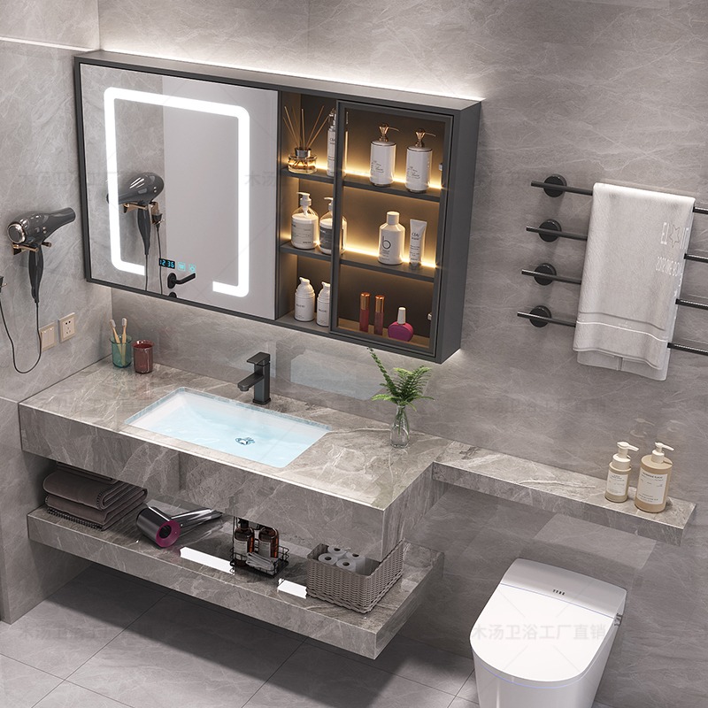 Kosmetikspiegel Schrank Make-u – Home Bathroom Partition Wall Bewertung und Preis