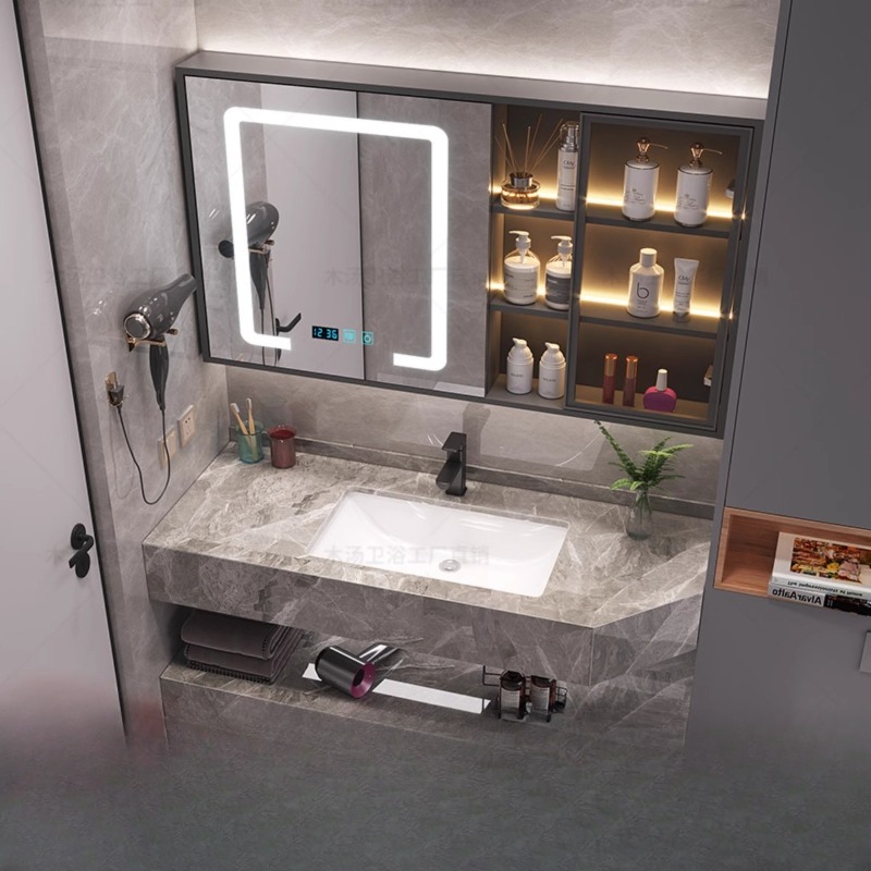 Kosmetikspiegel Schrank Make-u – Home Bathroom Partition Wall Bewertung und Preis
