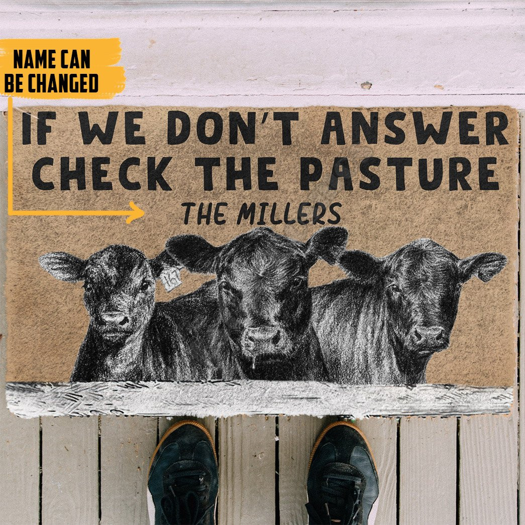 3D Check The Angus Cattle Past – Home Bathroom Name Bewertung und Preis