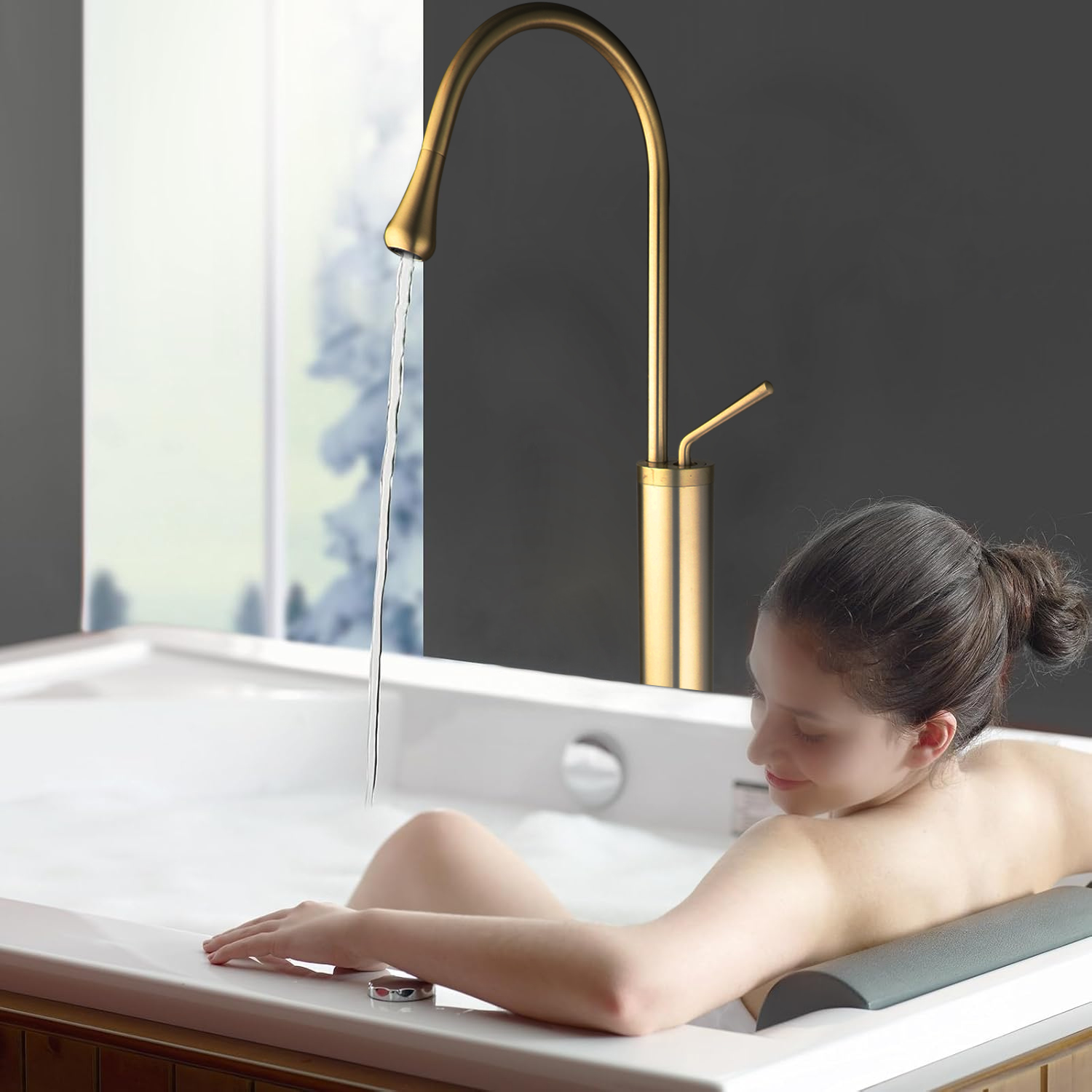 ZAPPO Freistehender Badewannen – Home Bathroom Faucets Bewertung und Preis