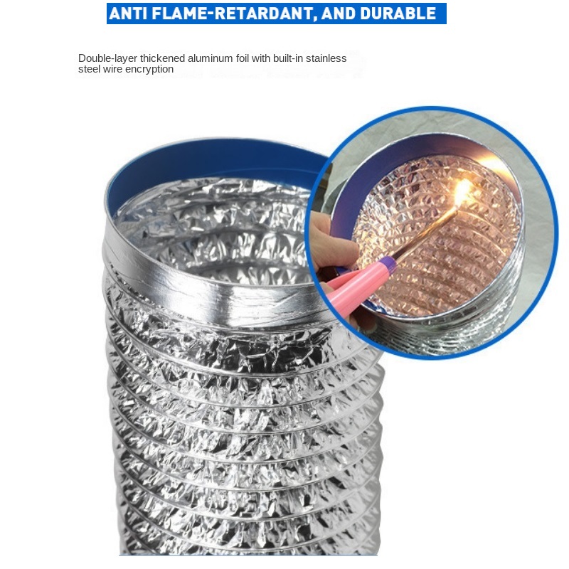 ∅ 125mm Aluminium folie Belüft – Home Bathroom Vent Bewertung und Preis