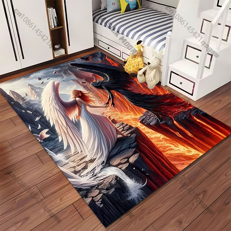 Teppich mit Gute-Böse-Dualität – Home Goods Bathroom Decor Bewertung und Preis