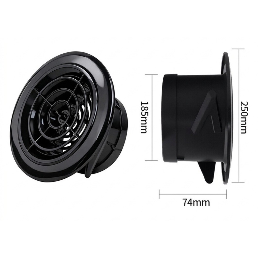 200mm Runde Drehbare Lüftungsa – Home Bathroom Vent Fans Bewertung und Preis