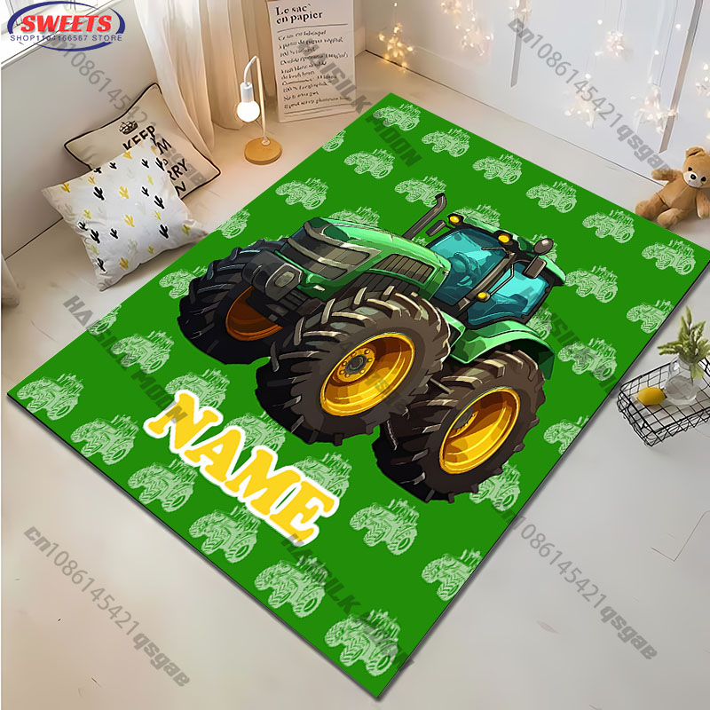 Personalisierter Farb-Traktor- – Home Bathroom Name Bewertung und Preis