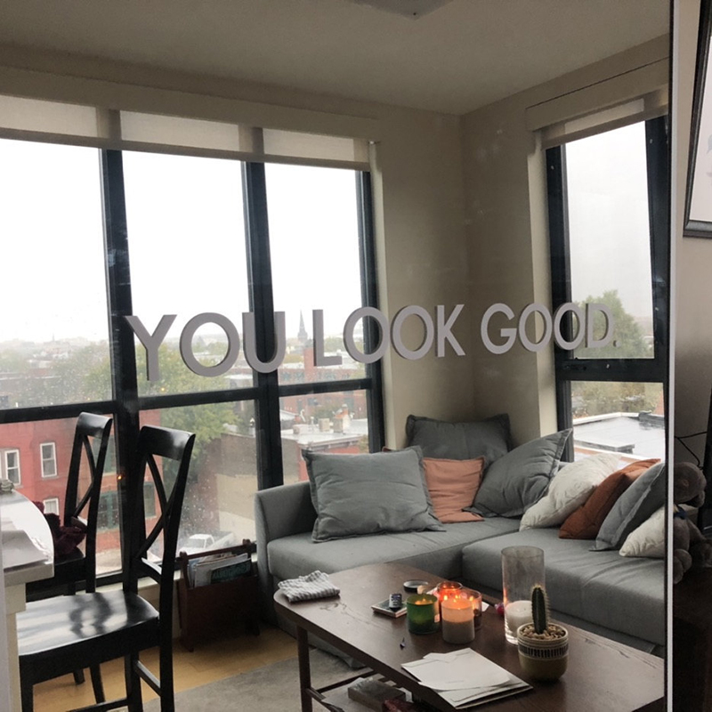 You Look Good Spiegel-Wandaufk – Home Goods Bathroom Decor Bewertung und Preis