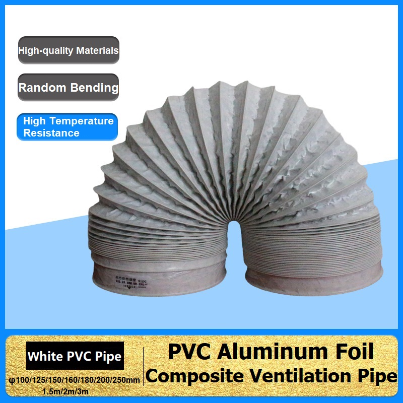Φ 100-250mm weiß PVC Aluminium – Home Bathroom Vent Bewertung und Preis