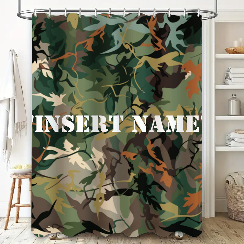Personalisierter Duschvorhang  – Home Bathroom Name Bewertung und Preis