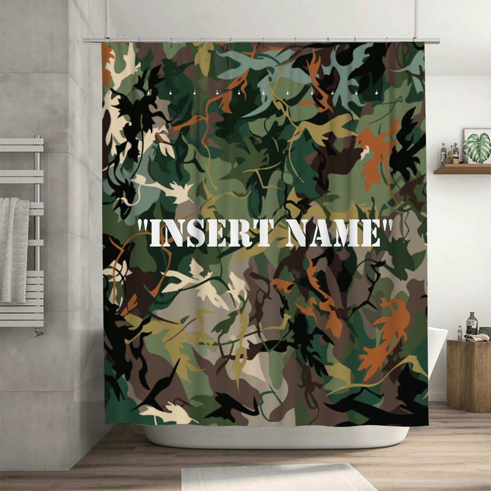 Personalisierter Duschvorhang  – Home Bathroom Name Bewertung und Preis