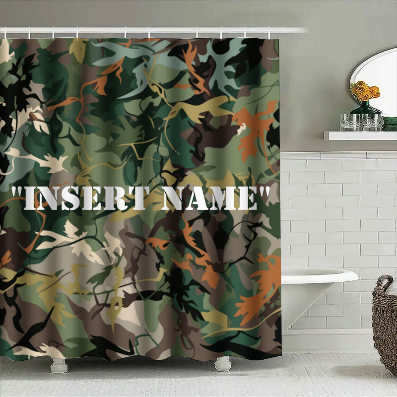 Personalisierter Duschvorhang  – Home Bathroom Name Bewertung und Preis