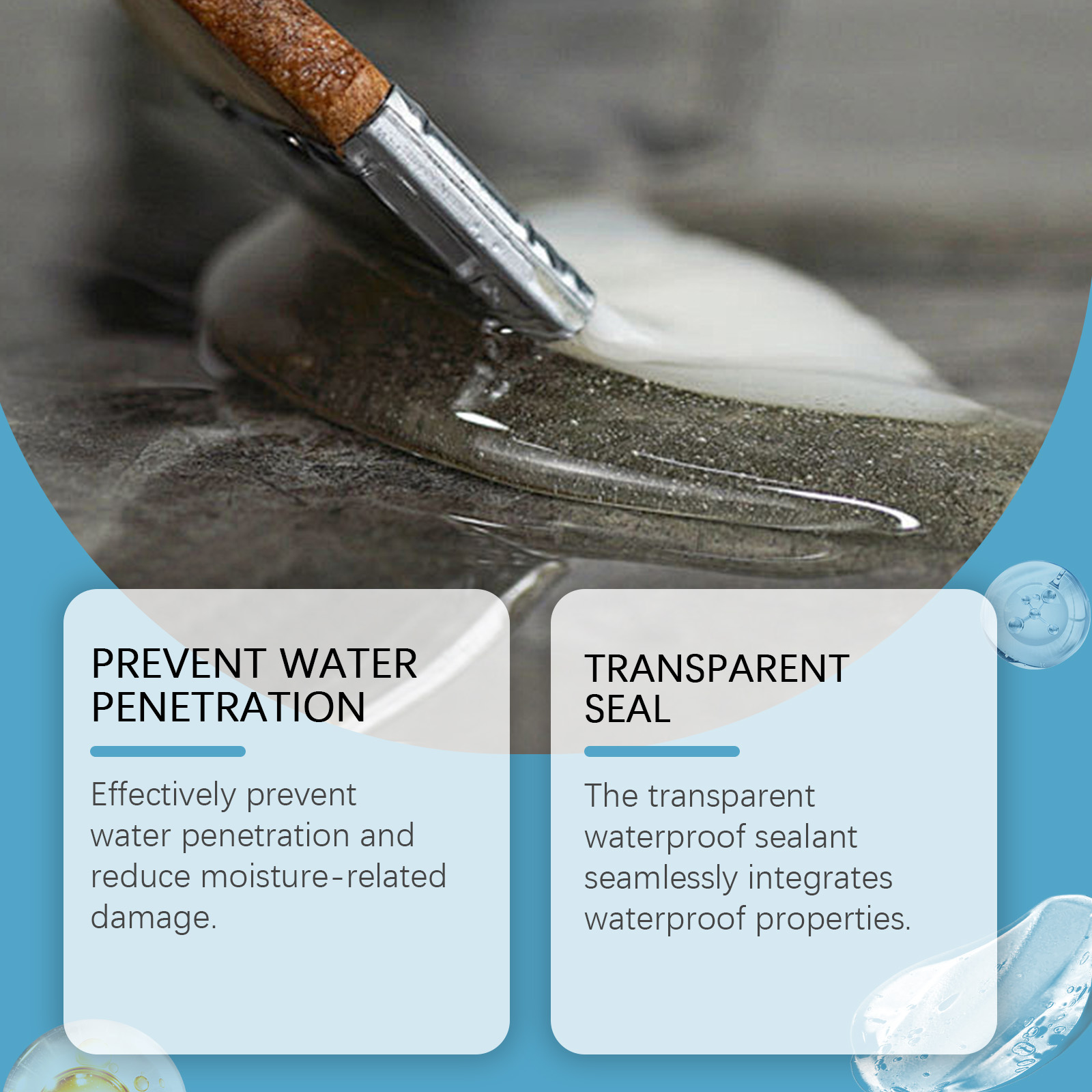 Transparentes, wasserdichtes D – Home Bathroom Repair Bewertung und Preis