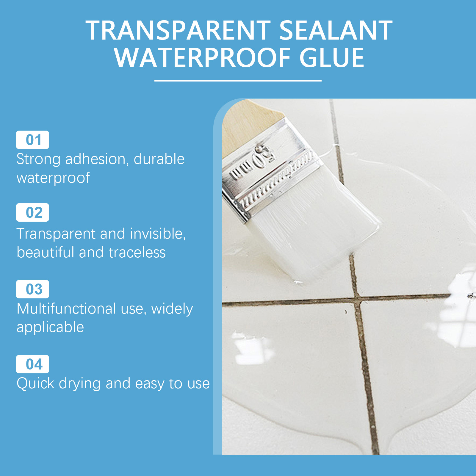 Transparentes, wasserdichtes D – Home Bathroom Repair Bewertung und Preis