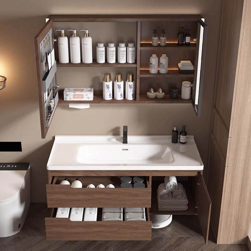 Moderner Badezimmerschrank aus – Home Bathroom Partition Wall Bewertung und Preis