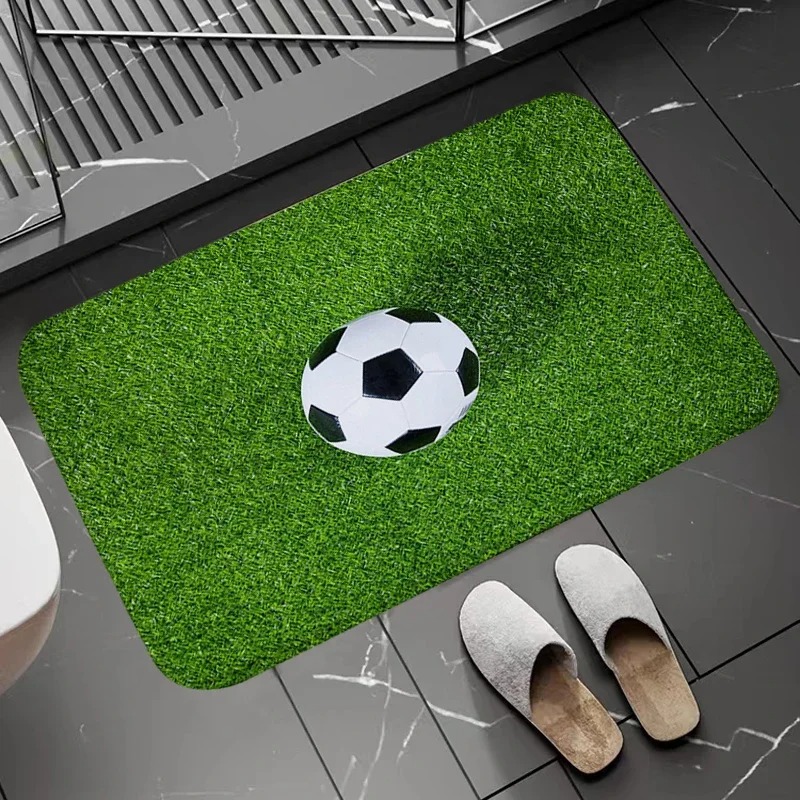 Fußballplatz-Muster, Fußmatte, – Zara Home Bathroom Rug Bewertung und Preis