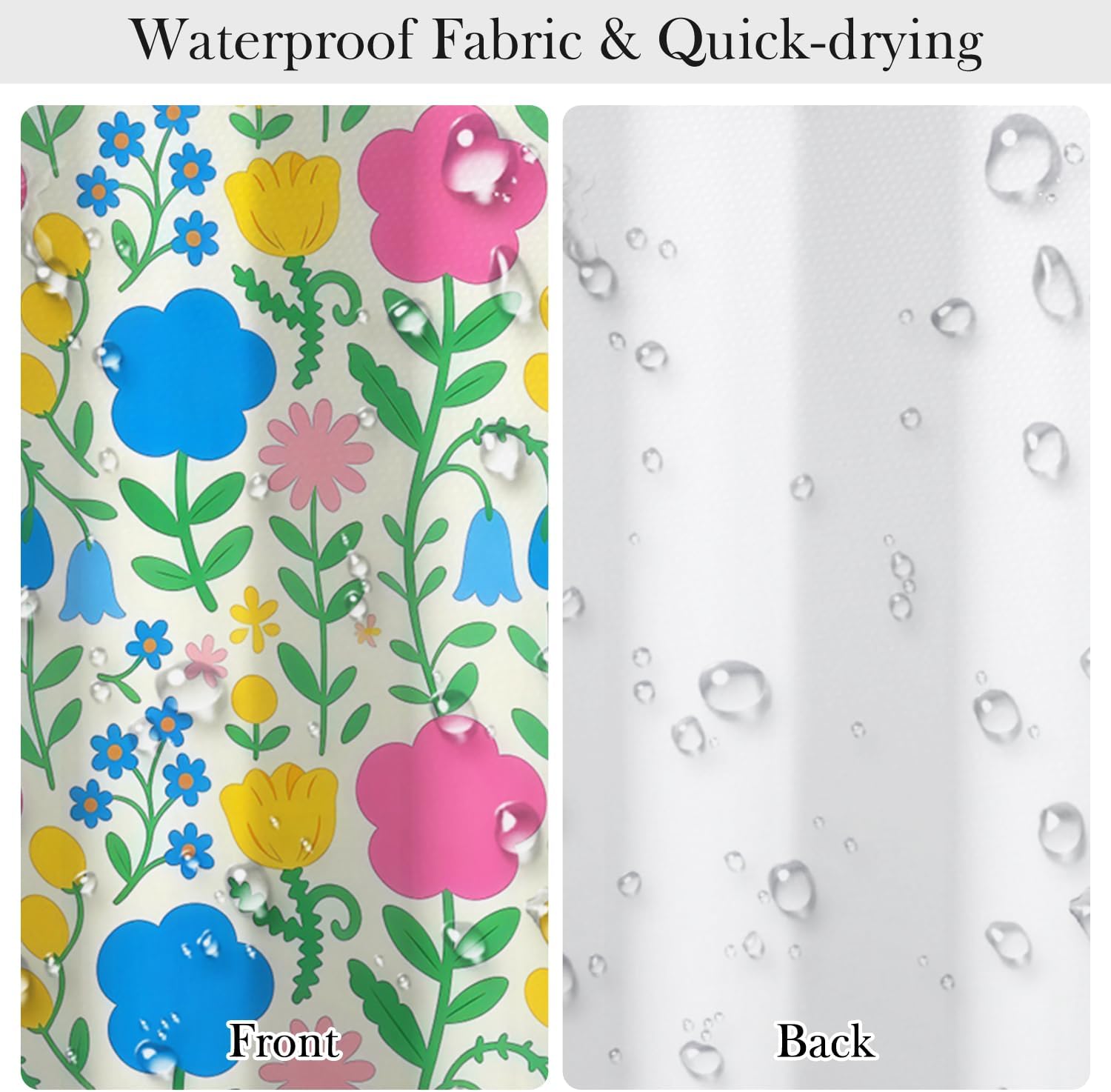 Bohemian Blumenmuster Duschvor – Home Goods Bathroom Decor Bewertung und Preis