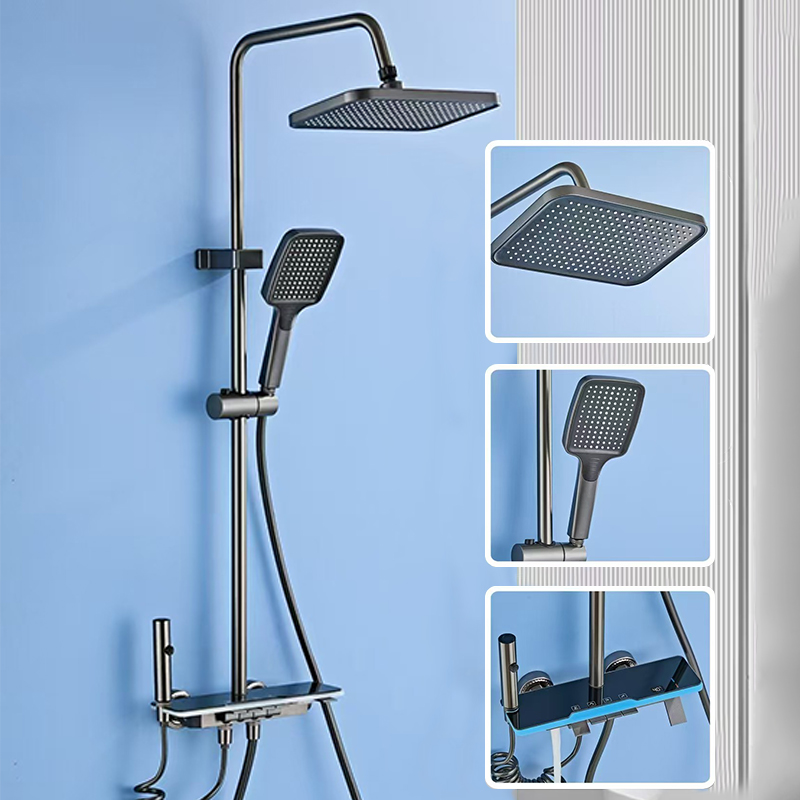 Duschkopf-Set, Vollkupfer, für – Home Bathroom Faucets Bewertung und Preis